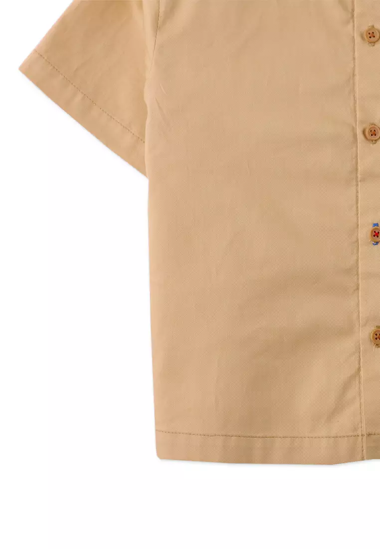 Boys Theo Oxford Shirt With Circus Patches