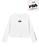 FILA white FILA x PePe Shimada Women's Cat Logo Cotton Long Sleeves T-shirt 871ADAA6A63676GS_1