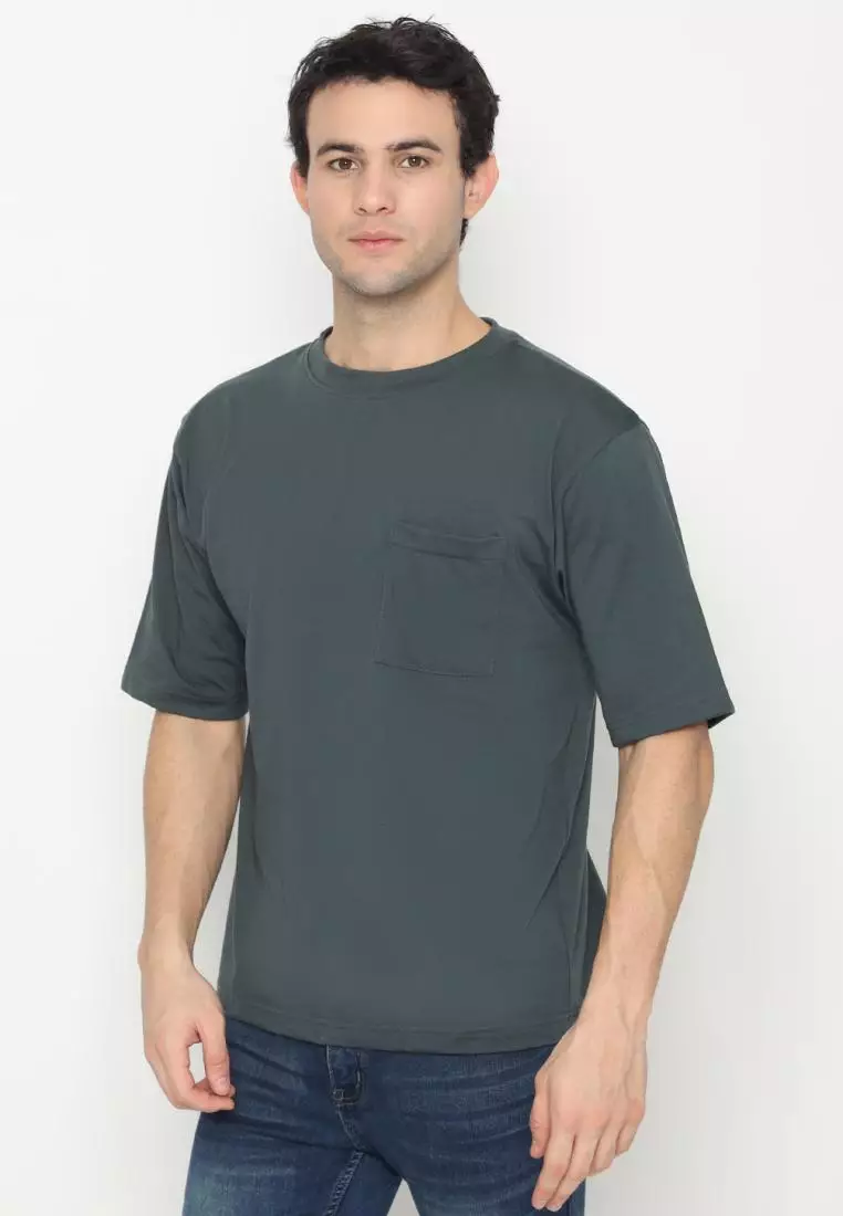 MATSUDA Kaos Oversize 20s Polos Pocket Mito