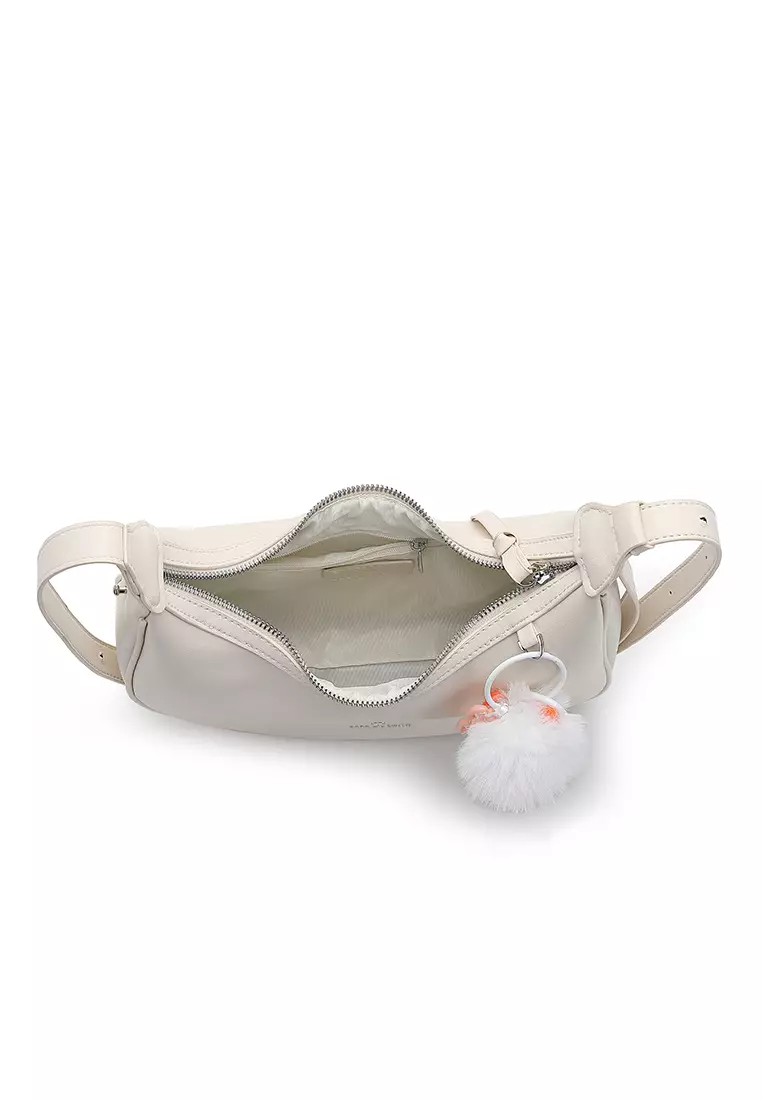 Women's Shoulder Bag / Sling Bag / Crossbody Bag - Off White