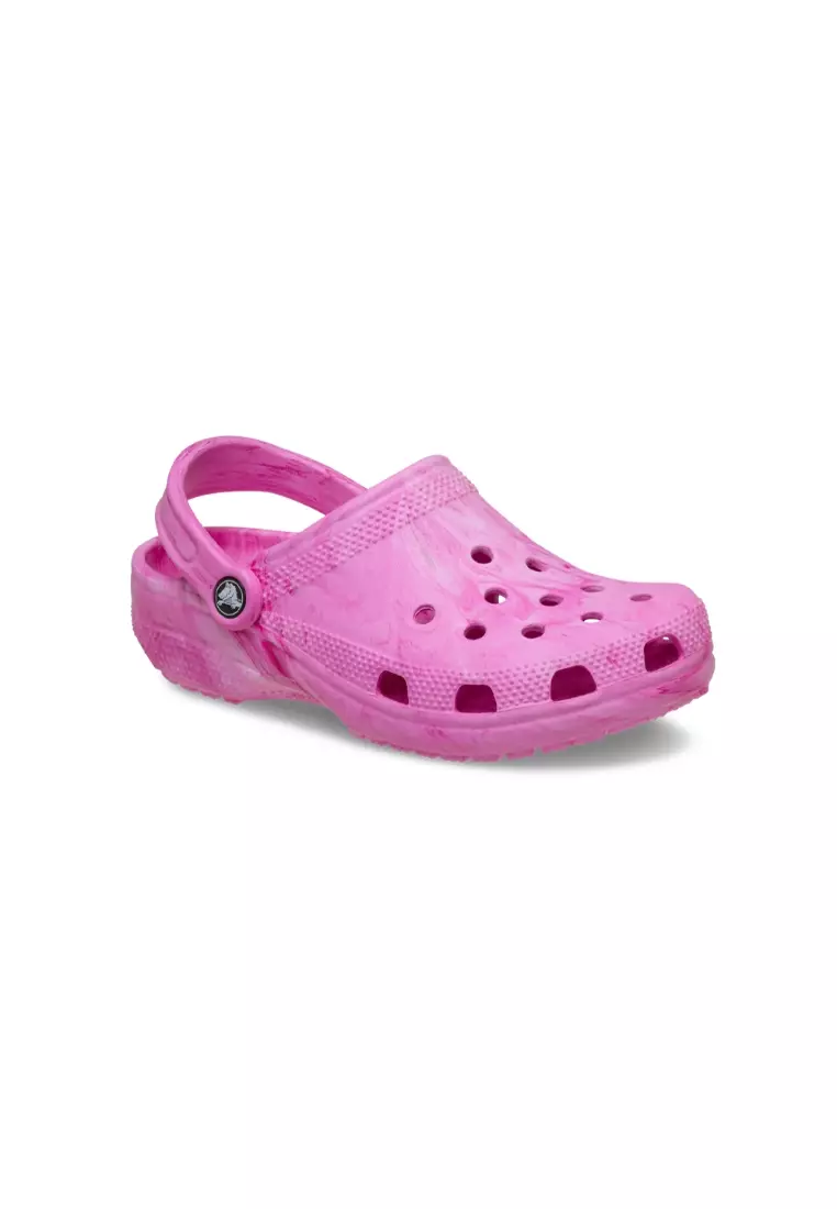 Buy Crocs Classic Watercolor Marbled Clog in Pink Swirl 2025