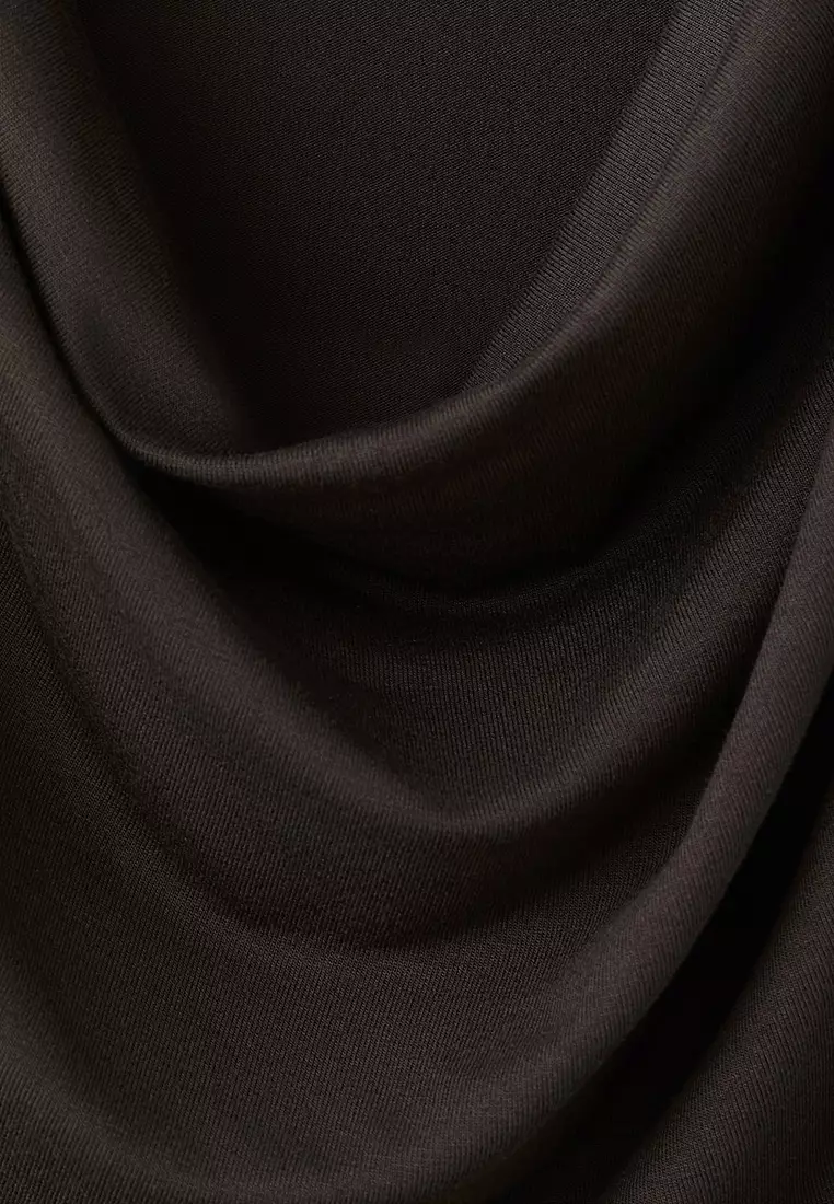 Draped Fitted Top