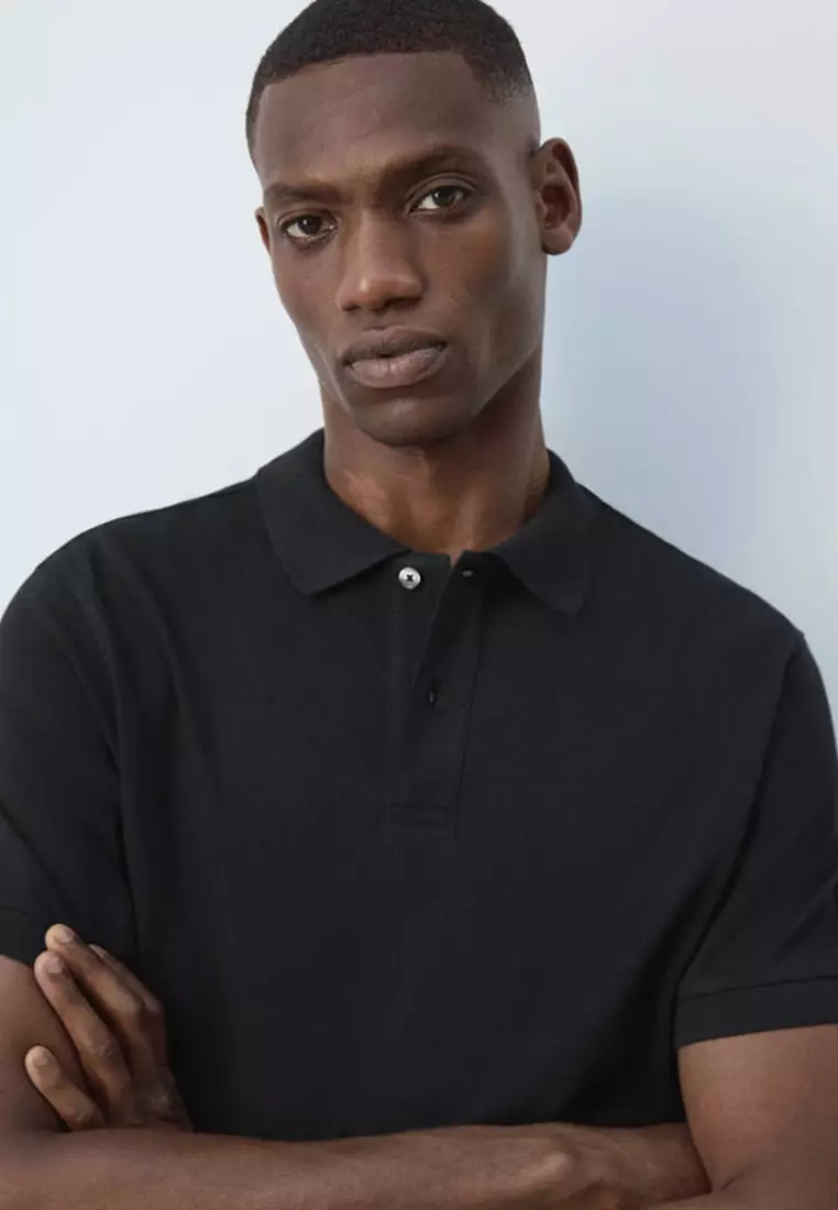 Regular-Fit Piqué Polo Shirt