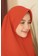 Lozy Hijab orange Khimar Aisyah Brick 5A310AA68F86C1GS_3
