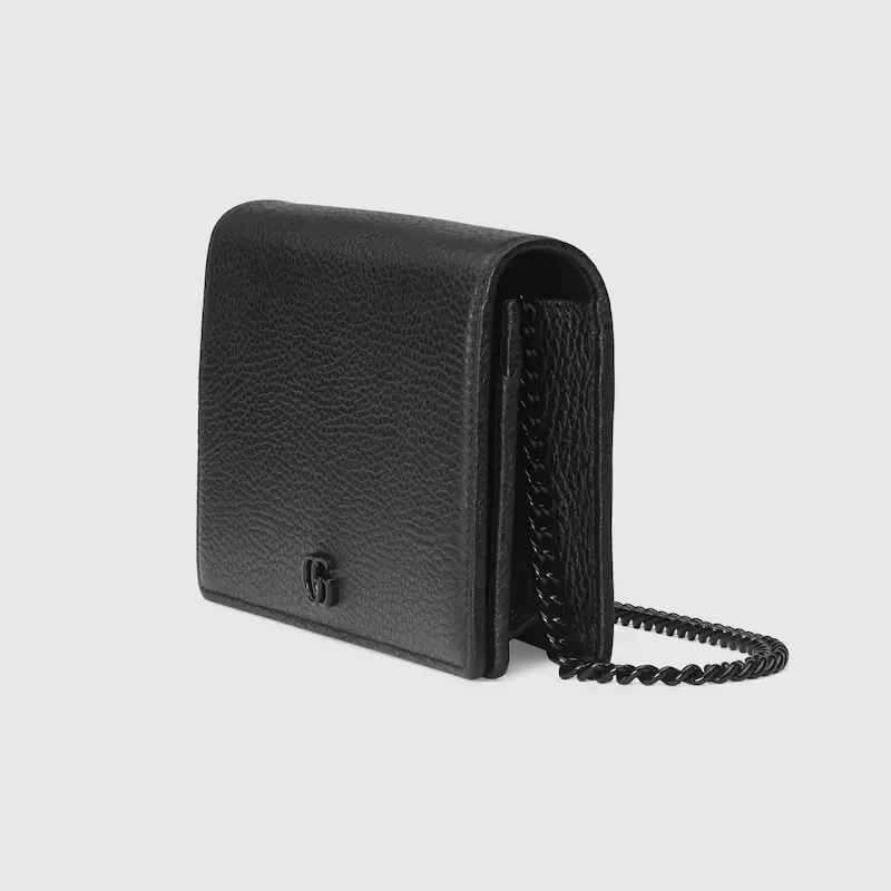 Gucci GG  Marmont Wallet On Chain Black