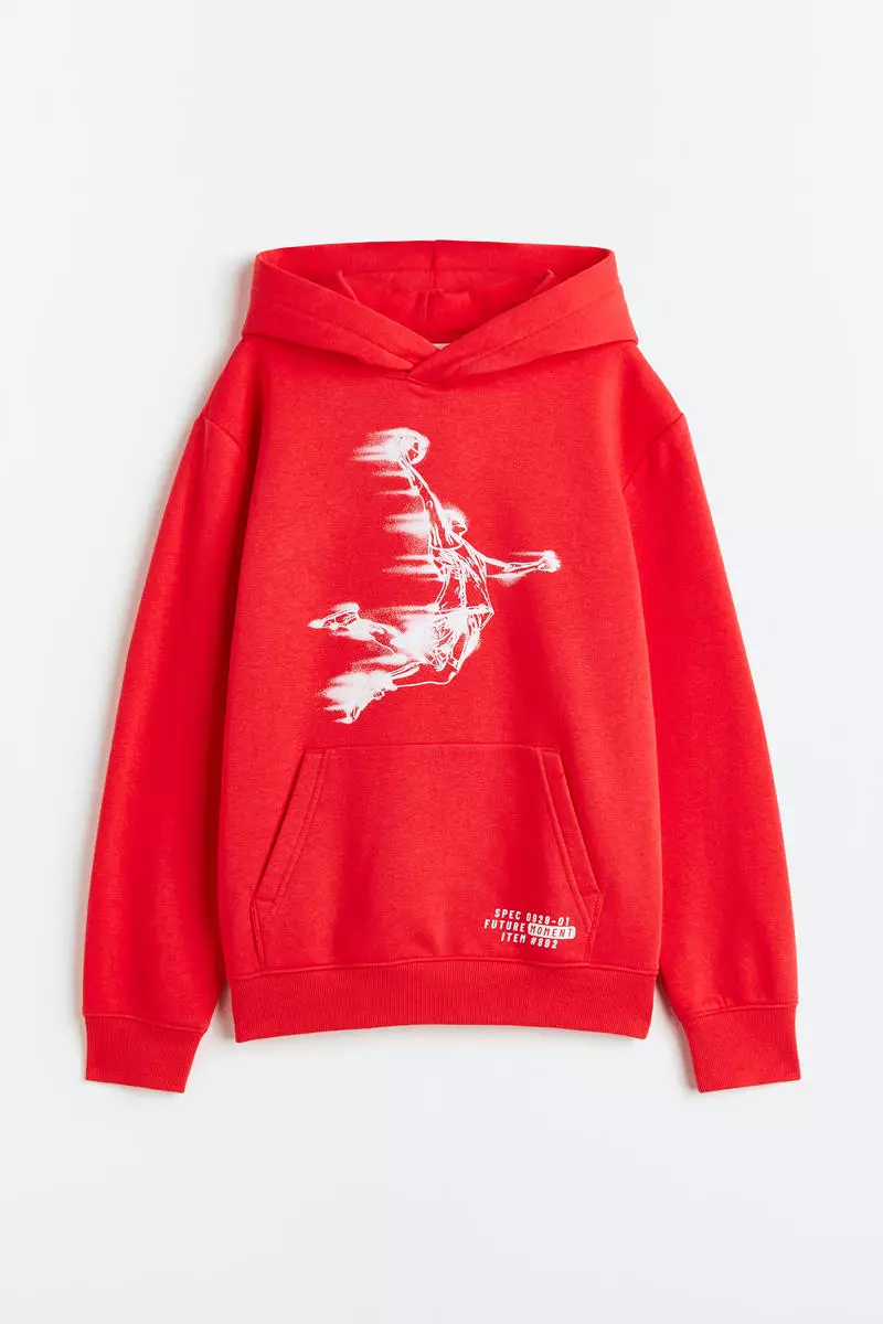 Red hot sale h&m hoodie