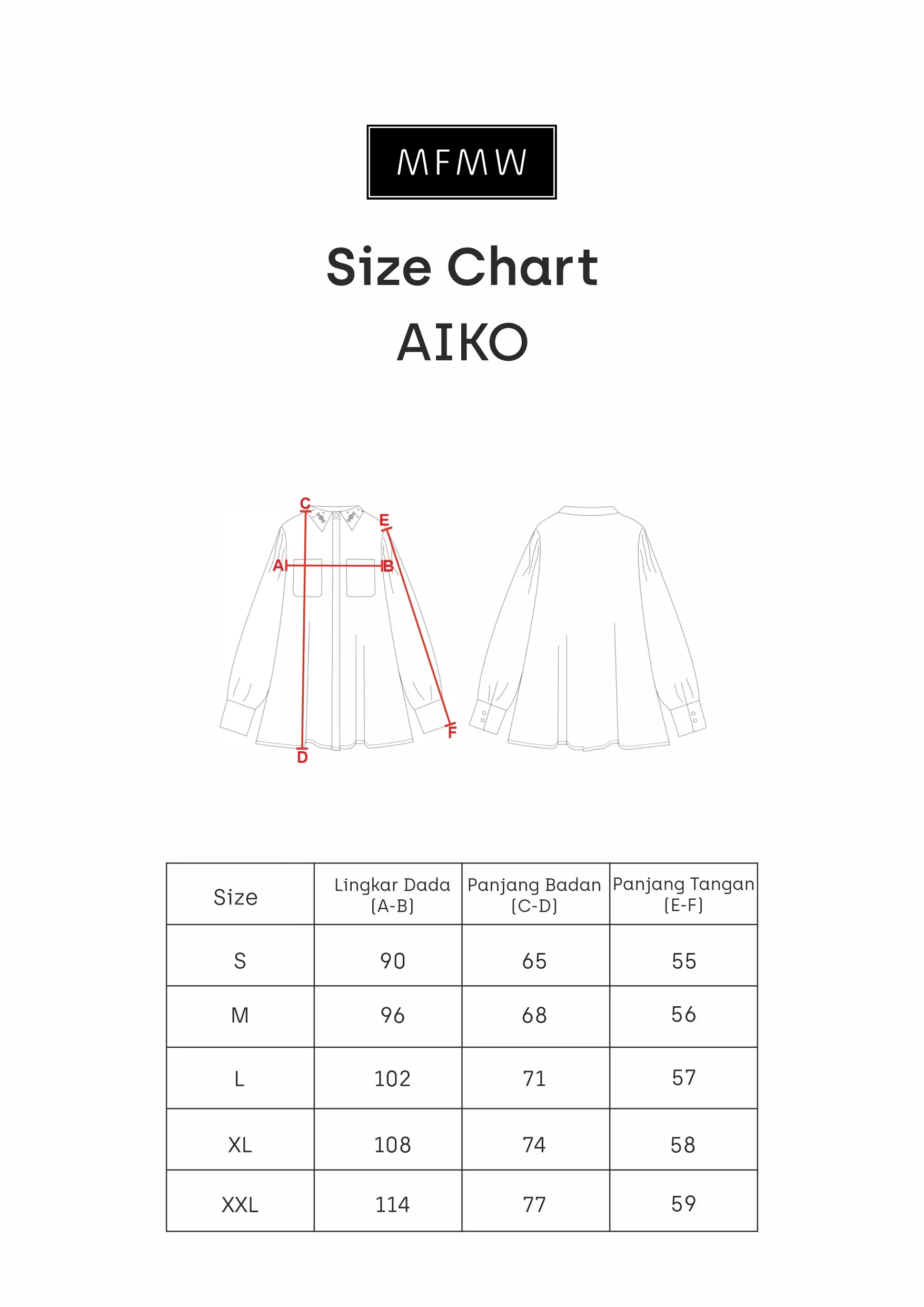 MFMW Aiko Atasan Blouse Satin Dark Brown