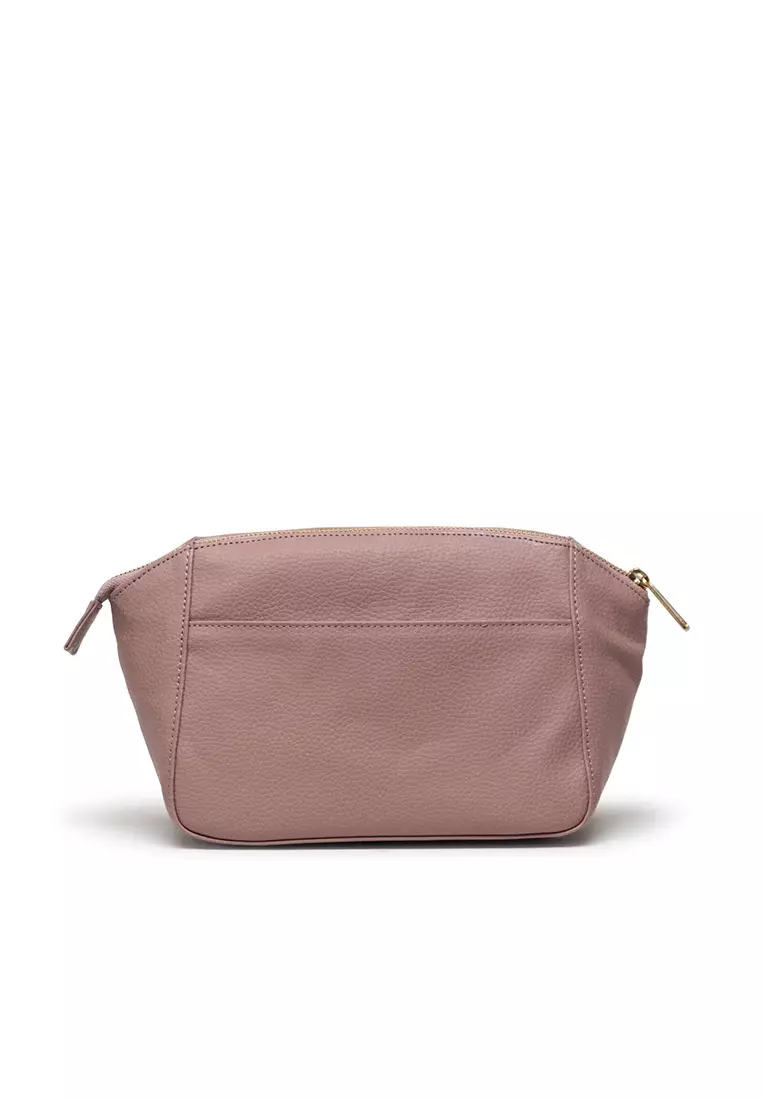 Milan Toiletry Bag Vegan Leather 3L Ash Rose