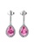 Her Jewellery silver Dangling Droplet Earrings (White Gold) - Made with premium grade crystals from Austria 8FCFFAC68A5F00GS_2