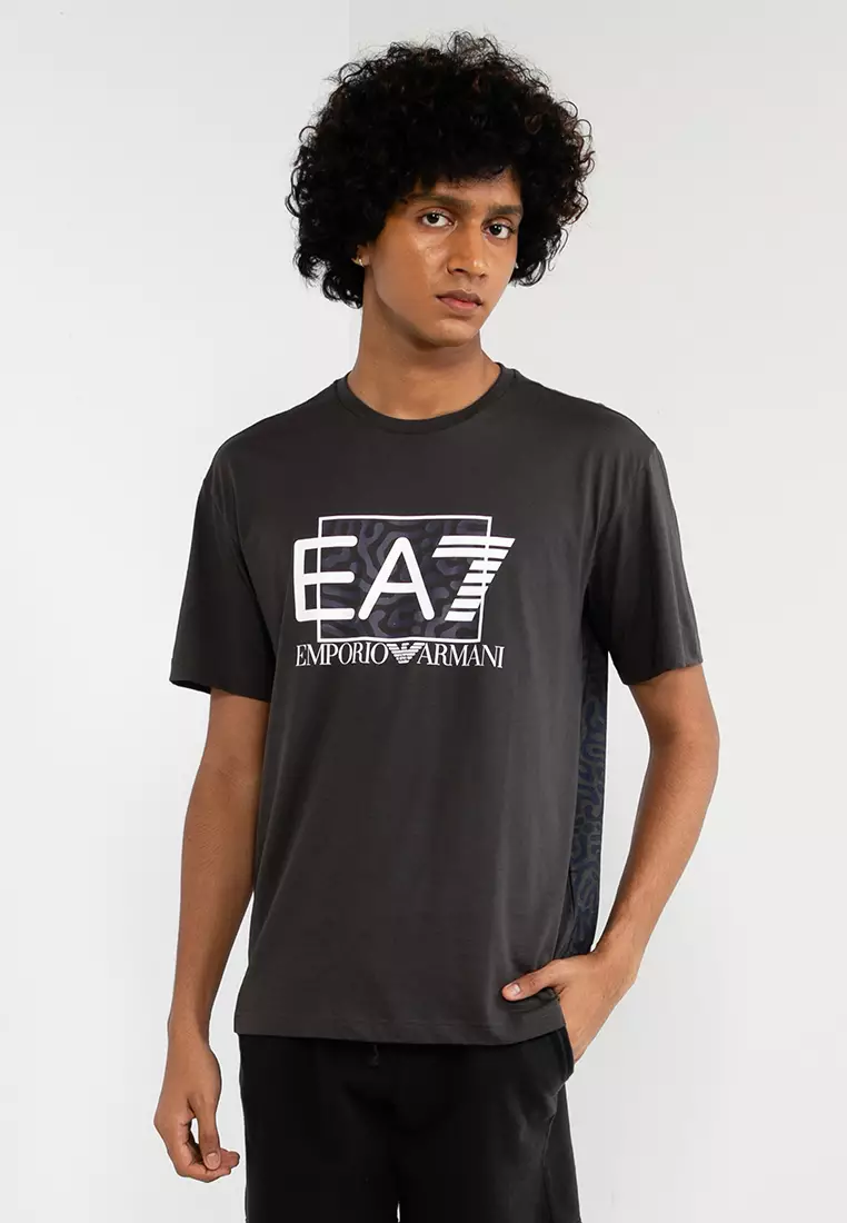 Buy Emporio Armani Logo Applique T-Shirt 2024 Online | ZALORA Singapore