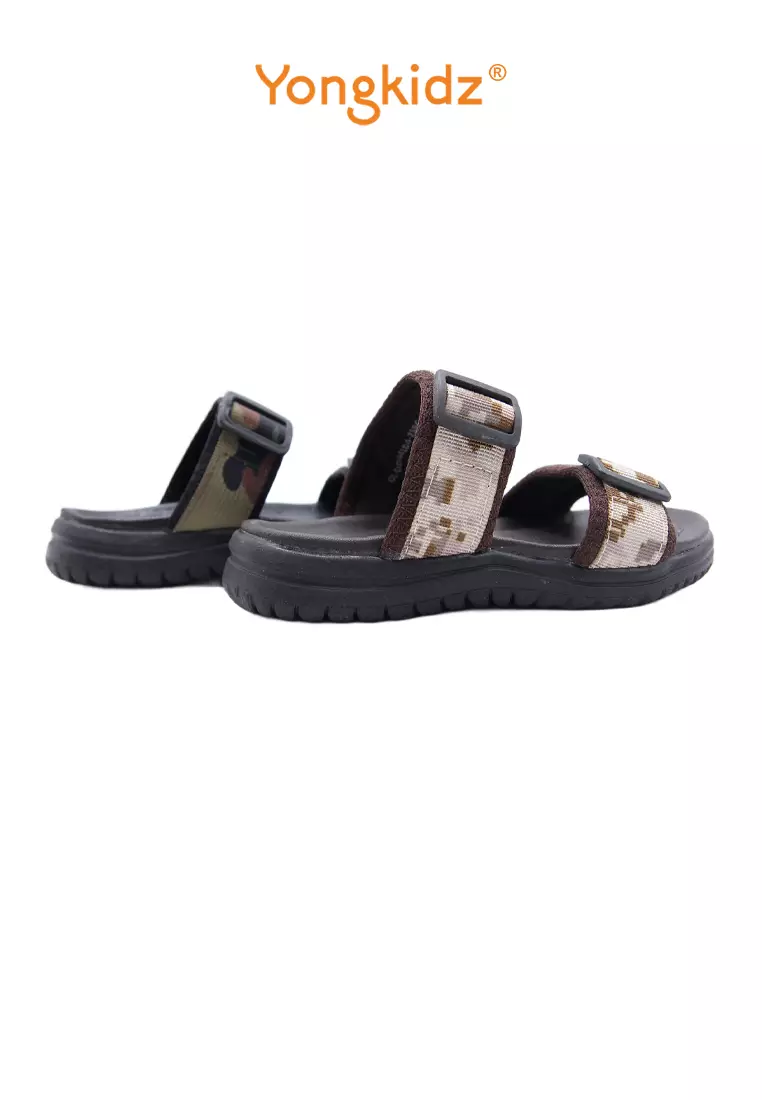YONGKIDZ MAXIMUS SANDAL ANAK LAKI LAKI OL-DD44104-BE COKLAT