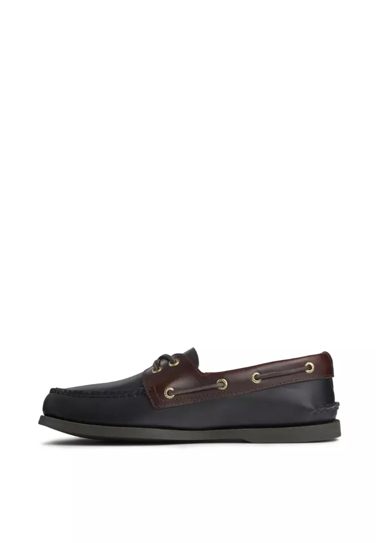 Men's Authentic Original™ 2-Eye Boat Shoes - Black Amaretto (0191486)