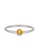 Aquae Jewels white Ring My BirthStone Citrine – November, 18K Gold - White Gold AA07FAC47875DFGS_1