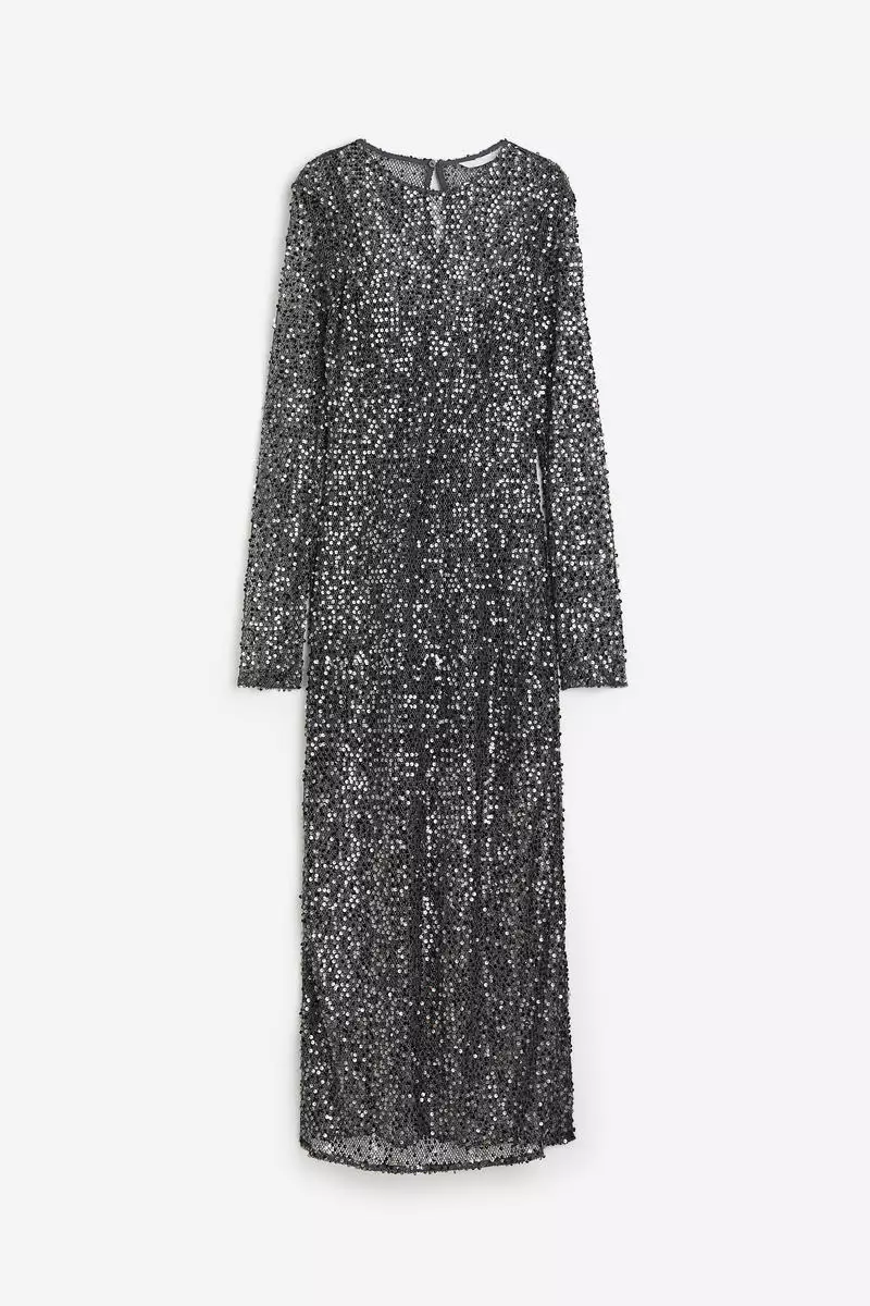 Buy H&M Sequined net dress 2026 Online | ZALORA