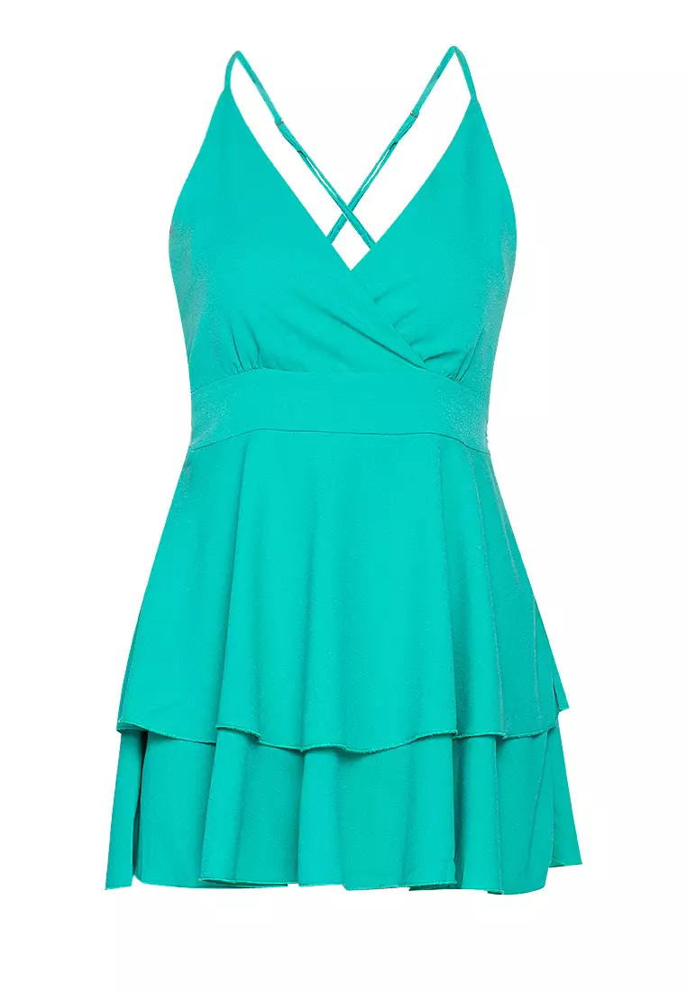 Buy Lady N Fin Back Cross Mini Dress Jumpshort 2024 Online | ZALORA ...
