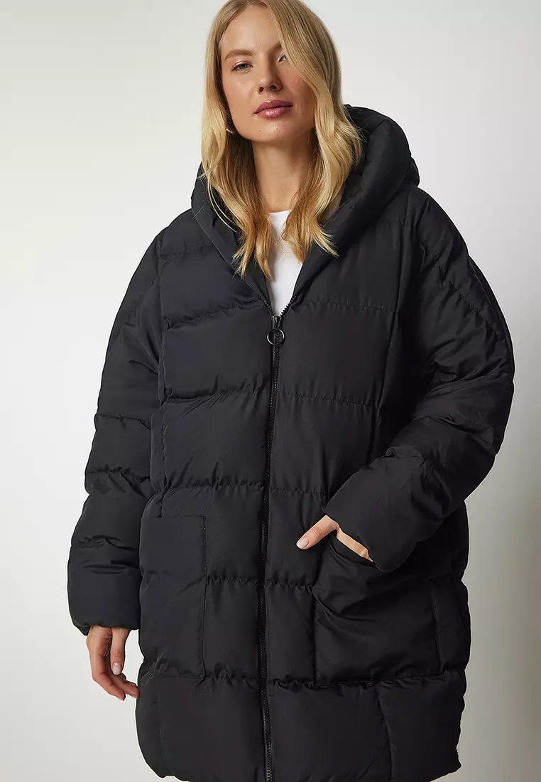 Jual Happiness Istanbul Hooded Oversized Puffer Coat Original 2025 - Main Image