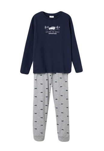 Printed long pyjamas Mango Girls Clothing Loungewear Pajamas 7-8 years Kids 
