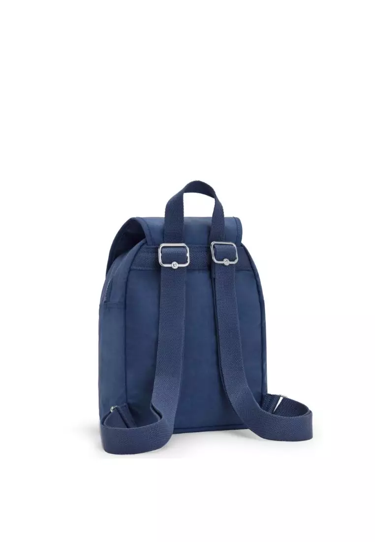 Kipling navy blue discount backpack