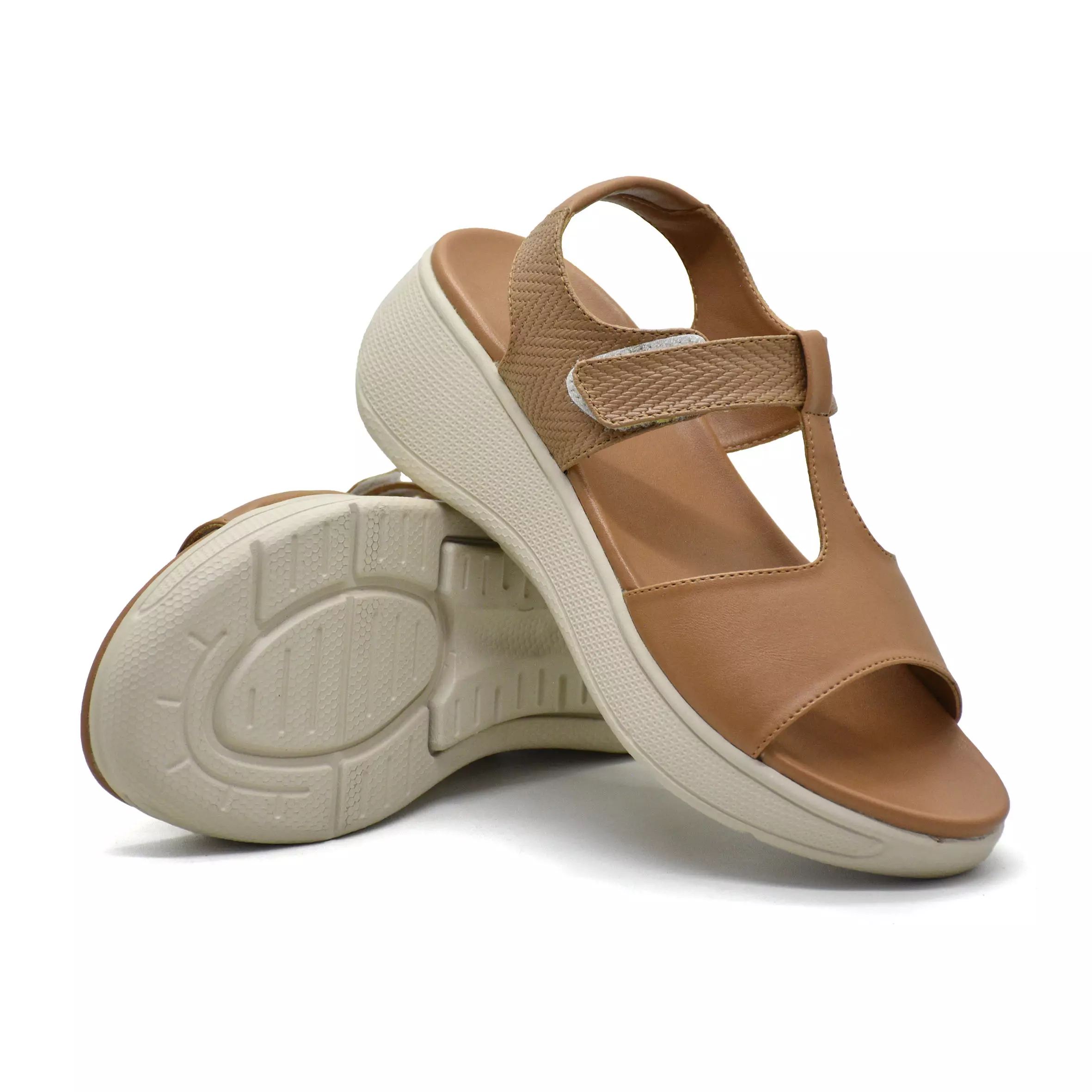 Carvil Sandal Wanita Brittany-01 L Tan