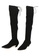 Twenty Eight Shoes black VANSA Sheep Suede Curved Heel Over Knees Boots VSW-B100B3 7B0EASHF8C1487GS_2