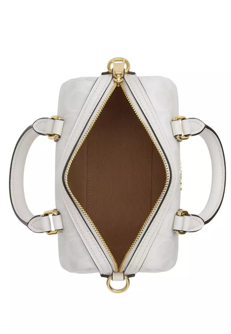 Mini Rowan Crossbody Bag In Signature Canvas - Gracier White