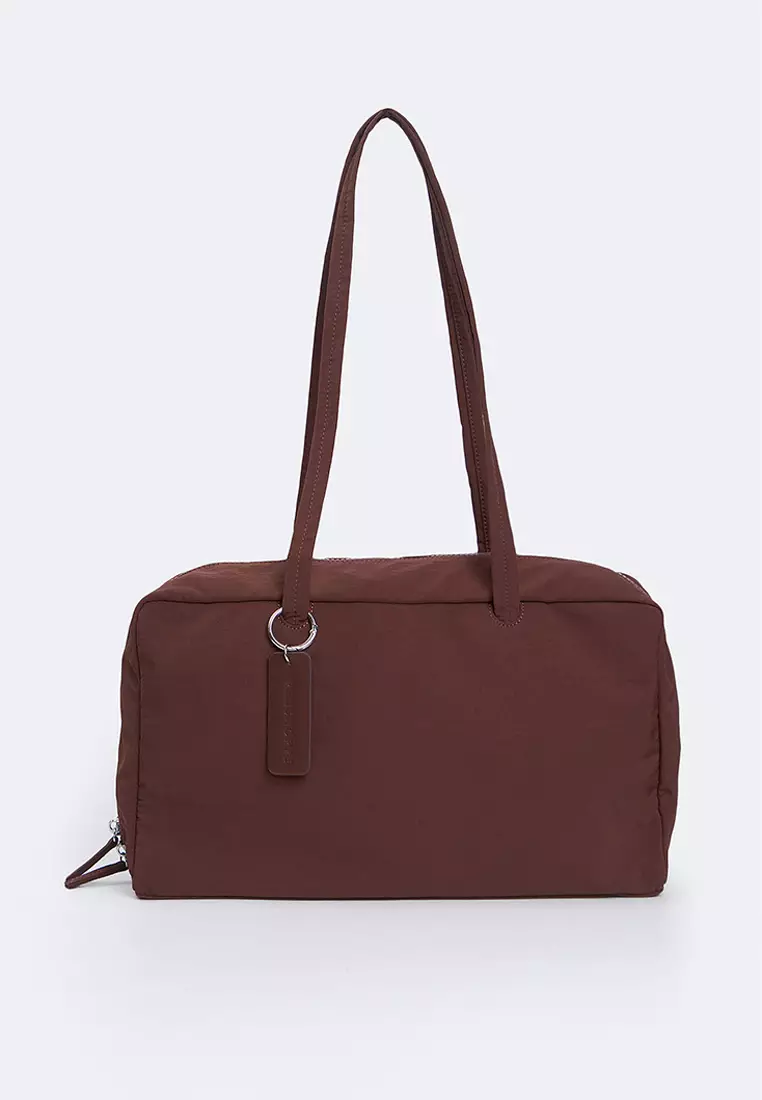 Medium Nylon Bowler Bag