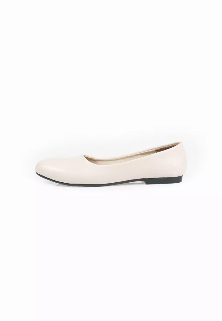 Seis Amara Sepatu Flatshoes Wanita series-CREAM