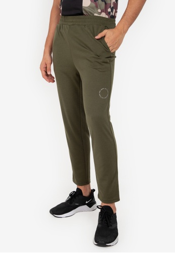 ZALORA ACTIVE green Slim Fit Jogger Pants 5A9D7AA1607E9BGS_1