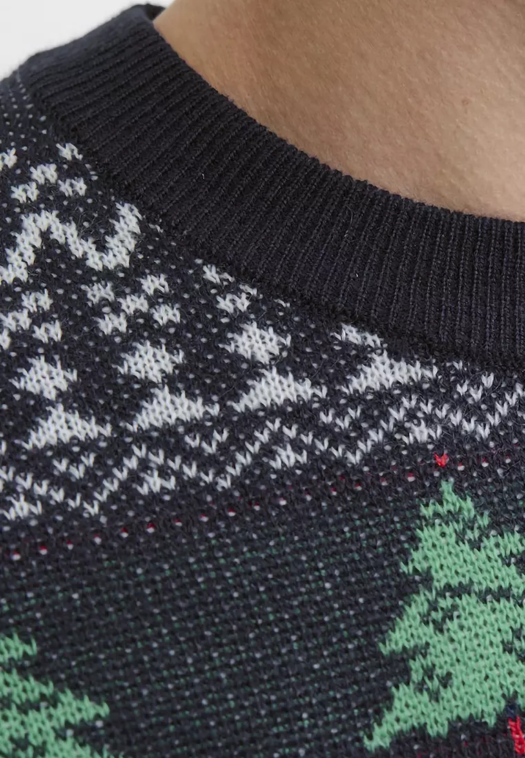 Christmas Knit Crew Neck Sweater