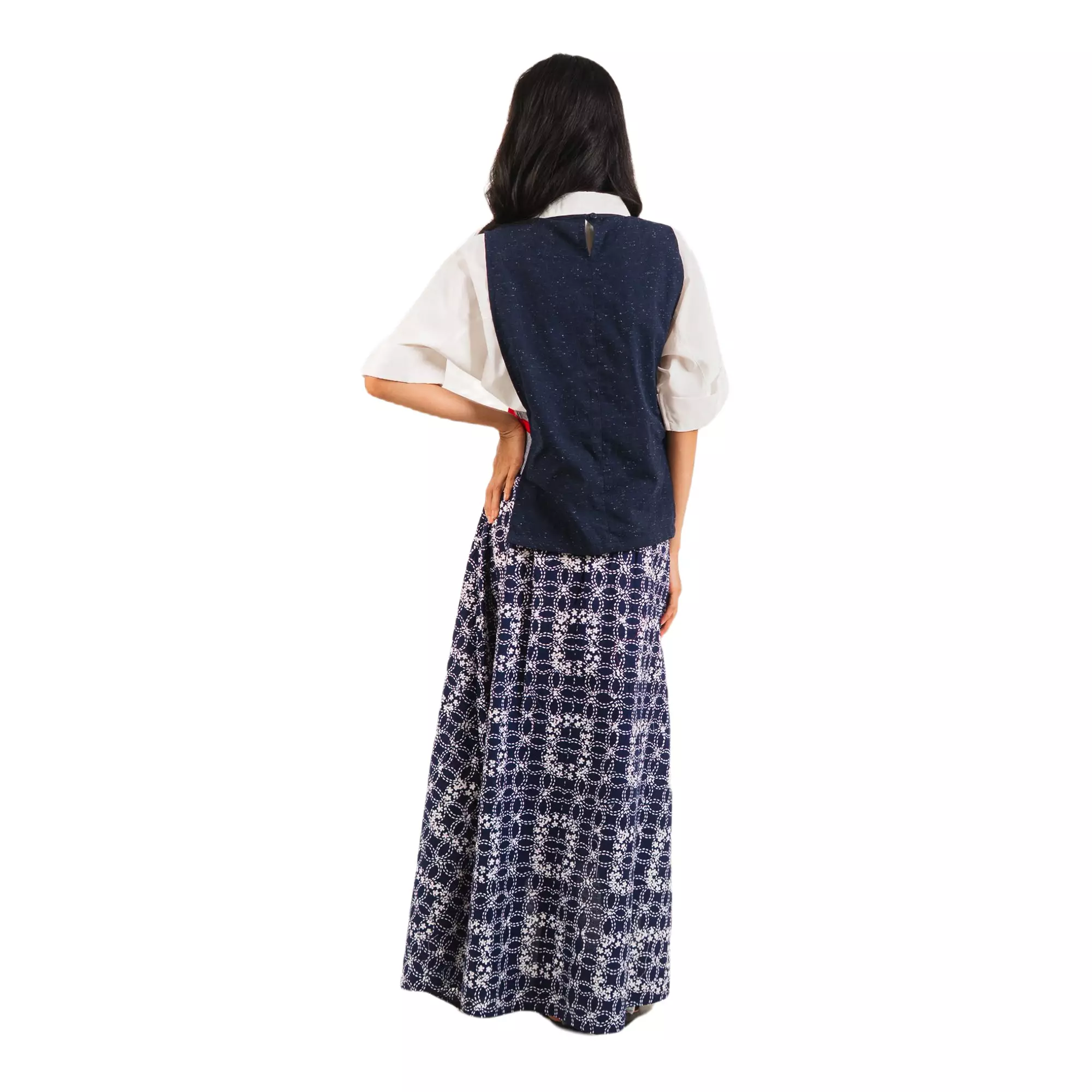 Vest Batik Wanita - Bhatara Batik Manila - Rompi Batik Modern Tanpa Lengan