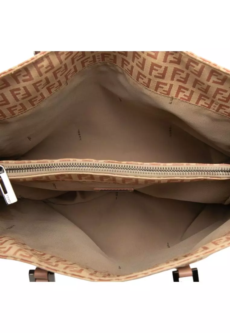Pre-Loved Fendi Zucchino Canvas Tote
