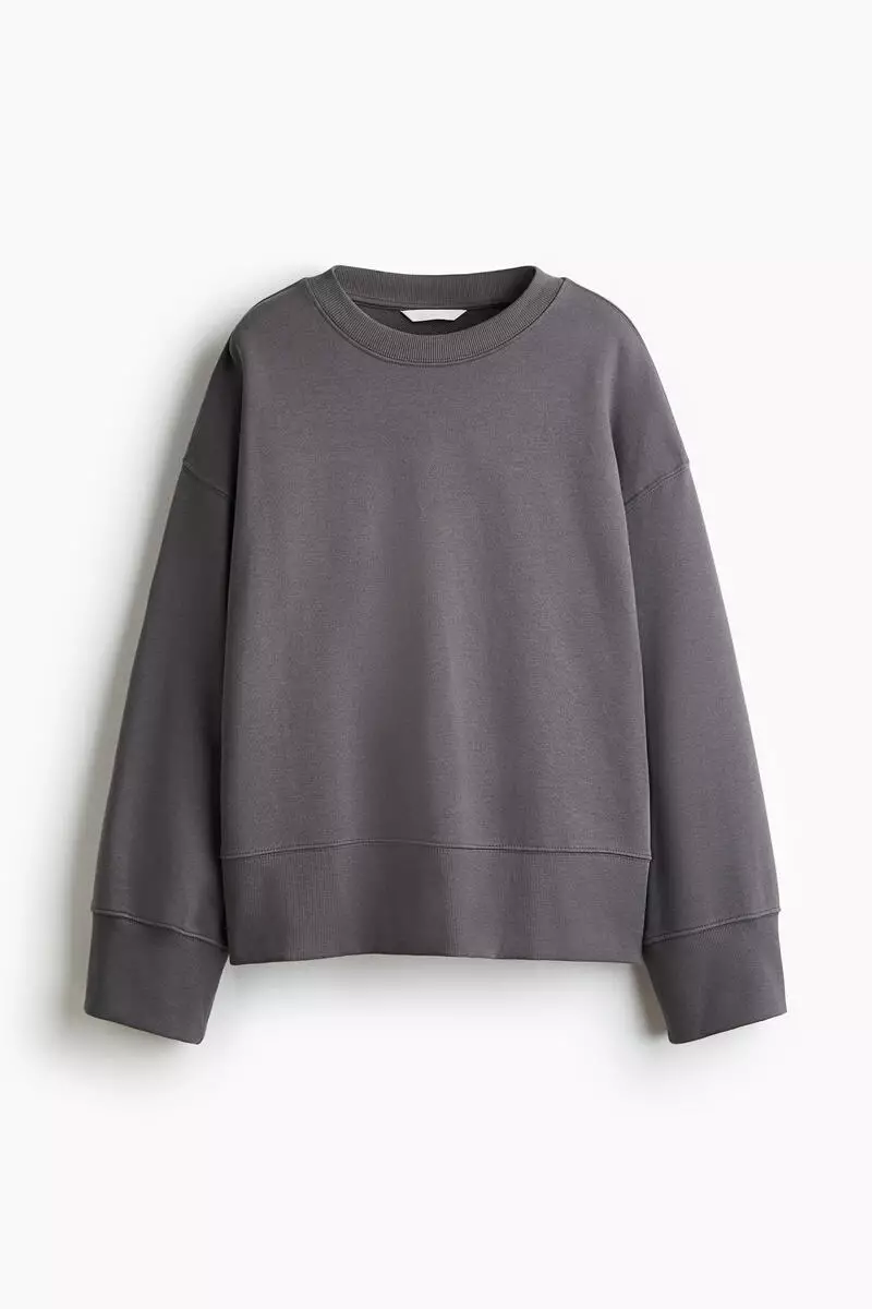 Oversized cotton sweatshirt