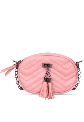 Jual Quincy Label Tas Pinggang Lavis Waist Bag Mini Pink 