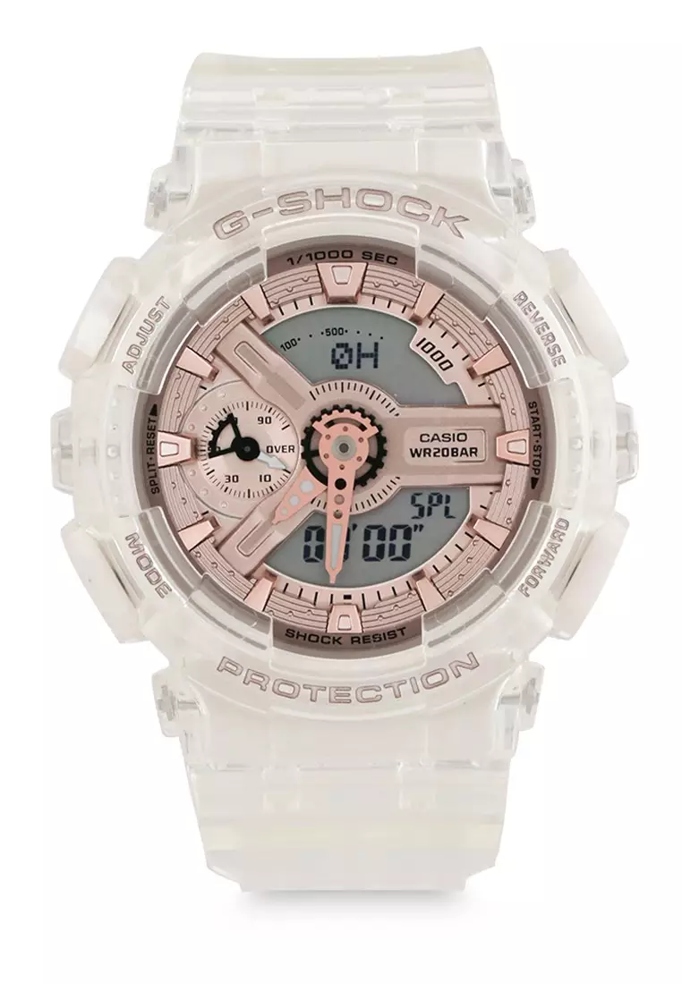 G shock white with clearance rose gold