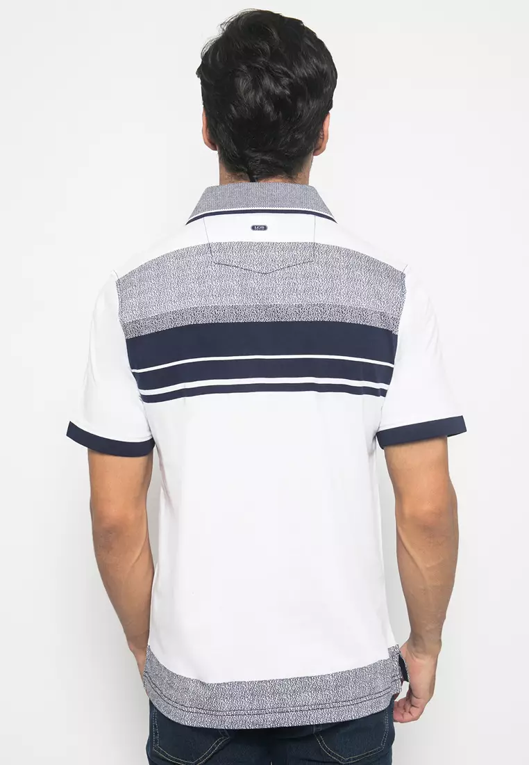 LGS - Kaos Polo Pria Casual - Lengan Pendek - Warna Kombinasi - CTS.224.M2745.02.C