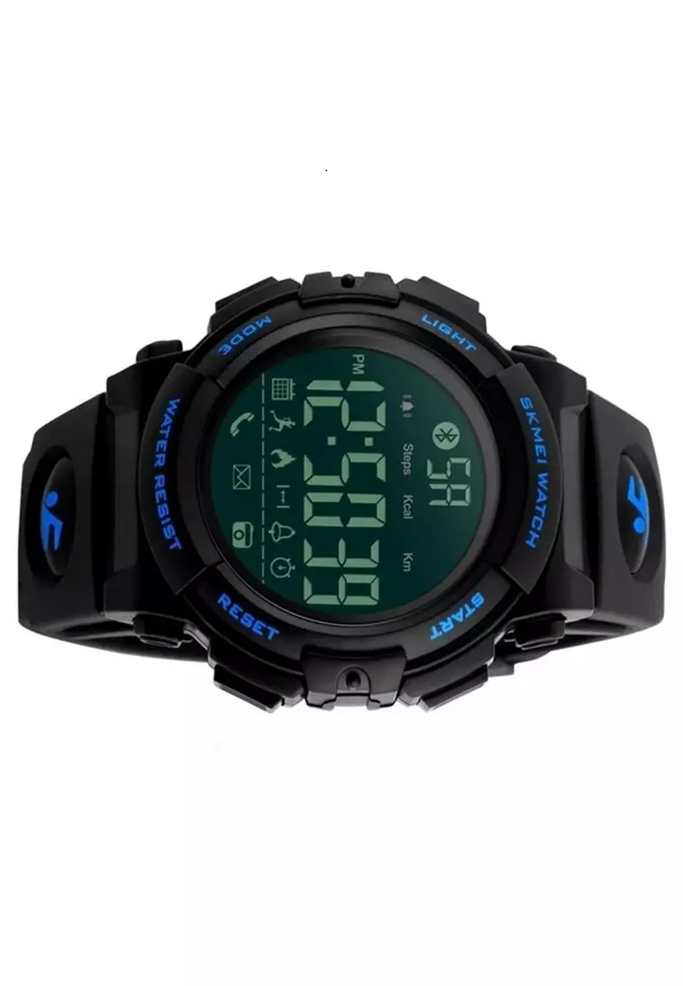 Jam Tangan Olahraga Smartwatch Bluetooth Sporty Waterproof Strap Tali Material Silicone BK05 ORIGINAL
