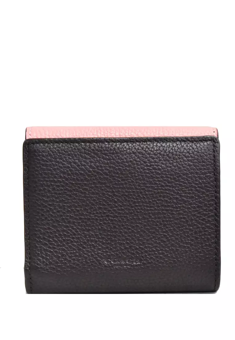 Coach small sales wallet pink