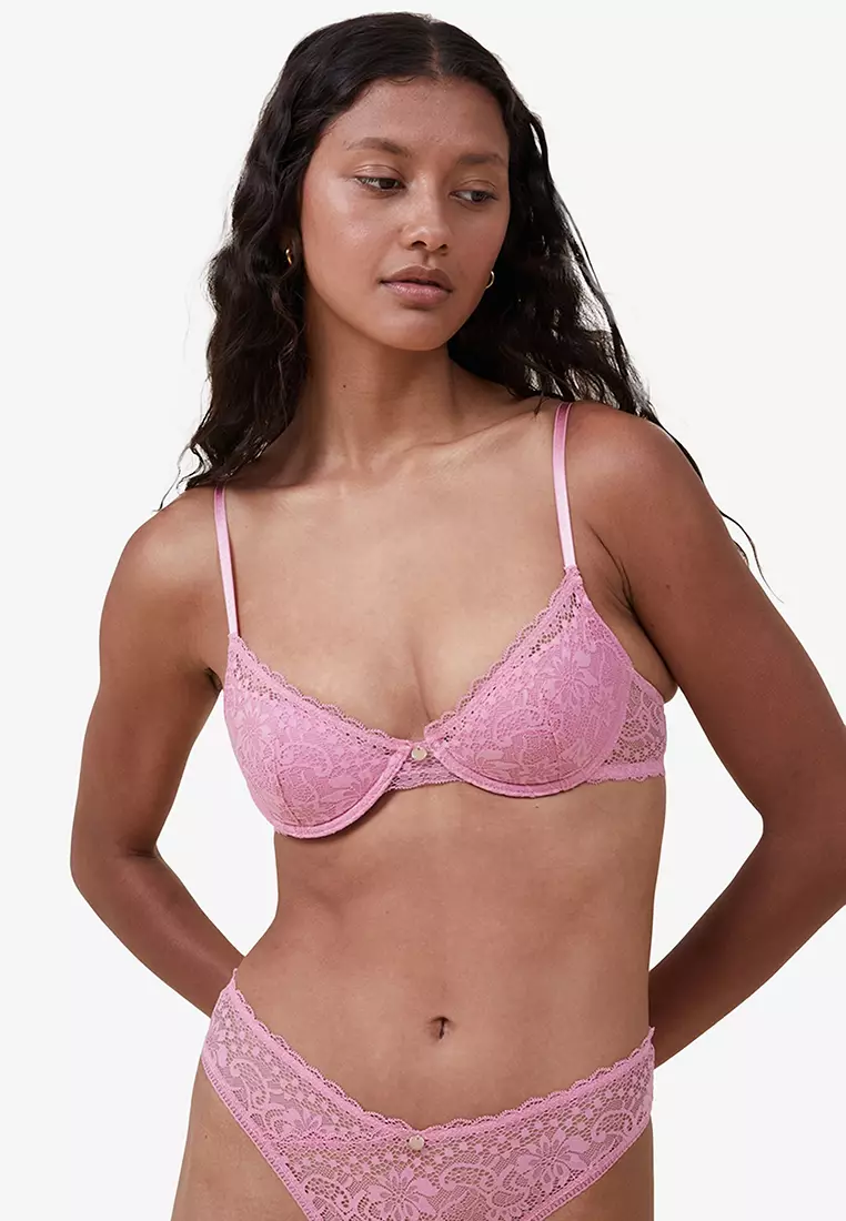 Cassie Lace Wirefree Bra by Cotton On Body Online, THE ICONIC