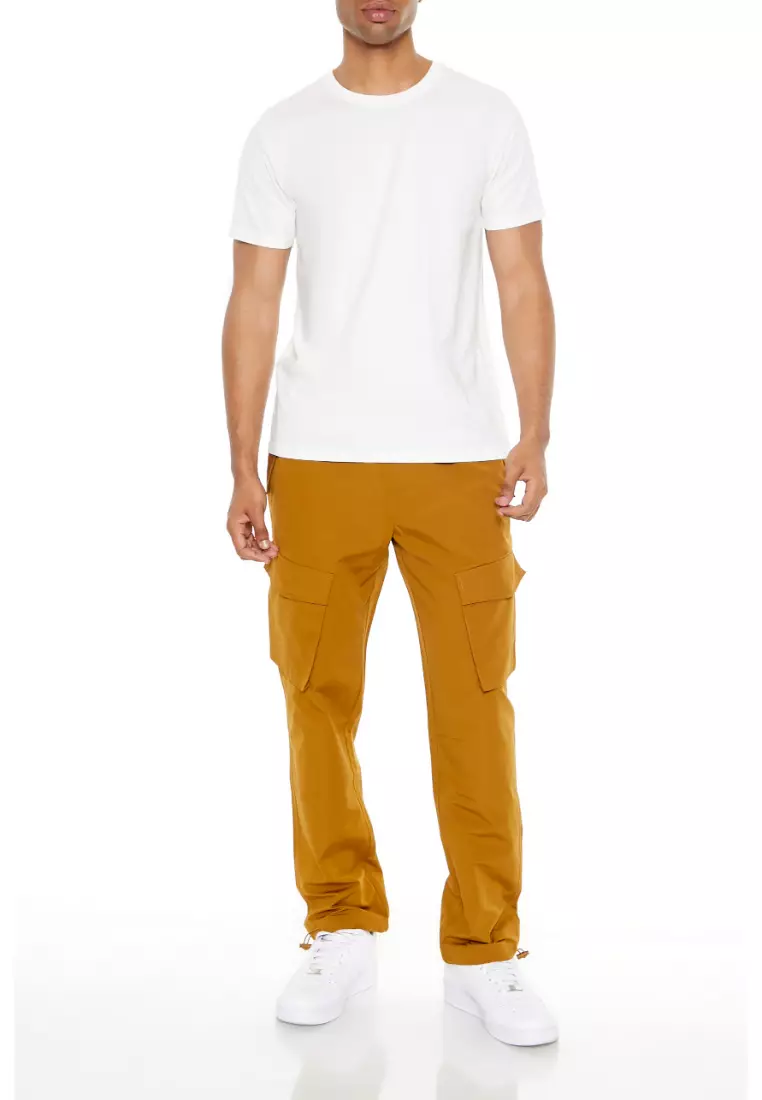 Yellow cargo pants forever 21 hotsell