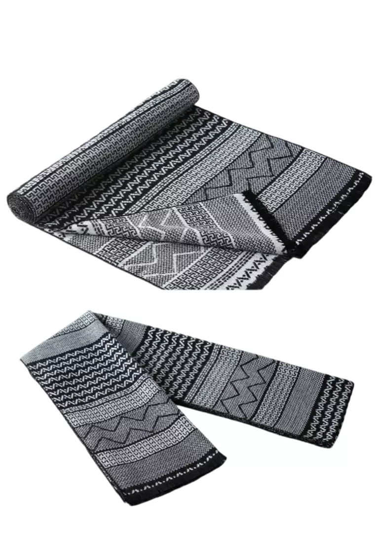 Men's Warm Scarf for Autumn and Winter - Thick Korean Style Long, Versatile Scarf