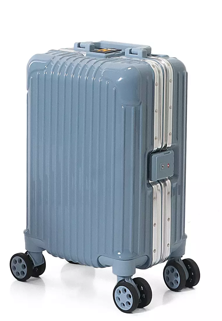 Belinda Koper Hardcase Size 16 Inch Suitcase Unisex Mini Size TSA Lock Material Polycarbonate ORIGINAL - Blue
