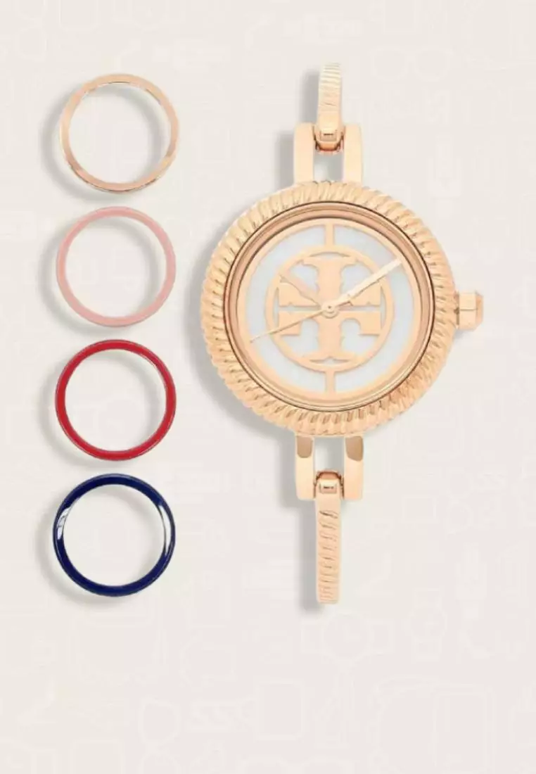 Jam Tangan Wanita Tory Burch Reva Rose Gold Watch