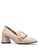 Twenty Eight Shoes beige Pearl Buckles Loafers YLT201-6 0C88BSH4EC225CGS_2