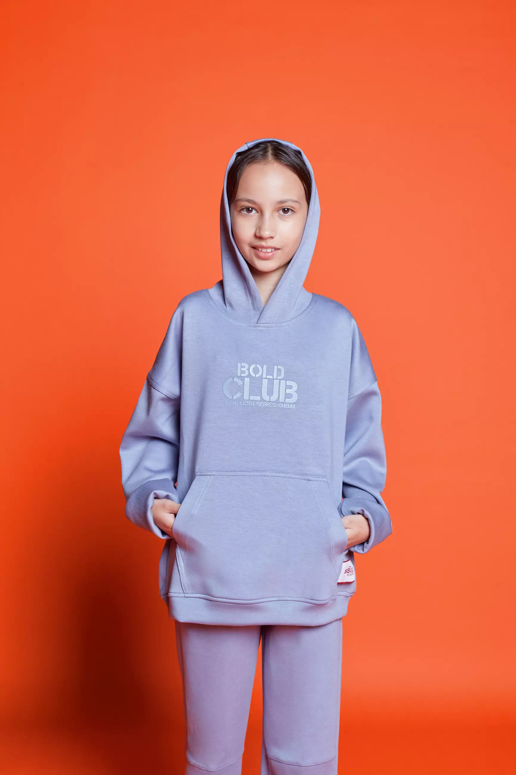 BOLD&KO BK Limitless Loose Fit Hoodie Blue/ Jaket Anak Laki-Laki / Jaket Anak Perempuan