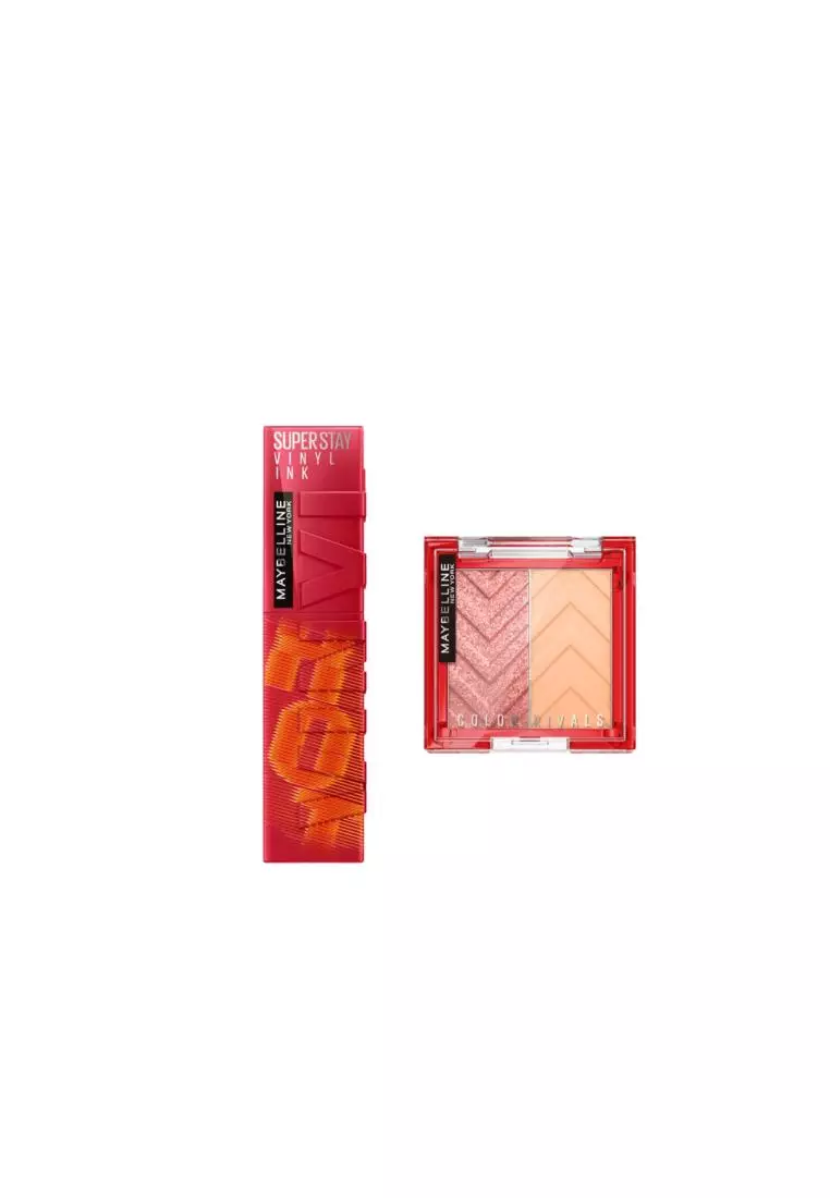 MAYBELLINE Superstay Vinyl Ink + Shadow Limited Set 2piece