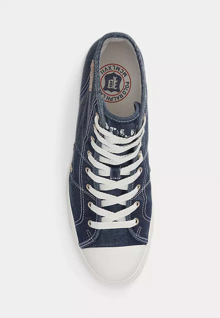 Polo Ralph Lauren Men Ayers Canvas High-Top Sneaker