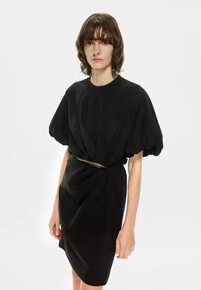 Stylish Design Round Neck Dress