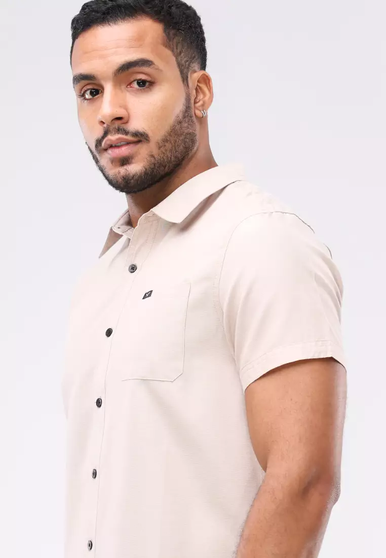 Woven Oxford Polo Short Sleeves