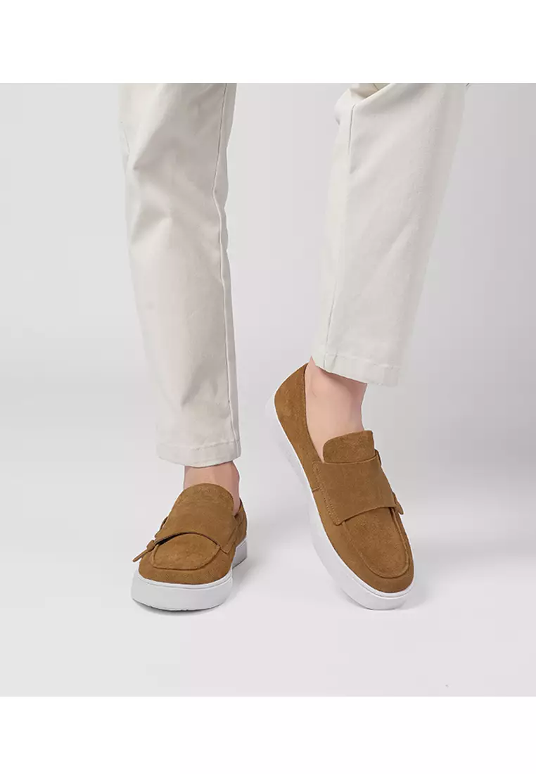 牛反絨孟克式樂福鞋 MK9225-5