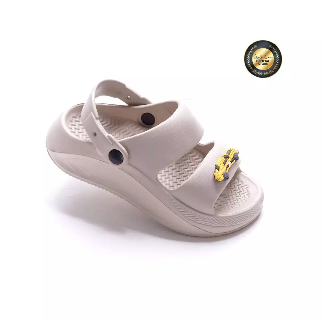 HOTWHEELS - SANDAL LAKI ANAK CH730169LK BAKPAO FULL KARET - ABU PEYOTE